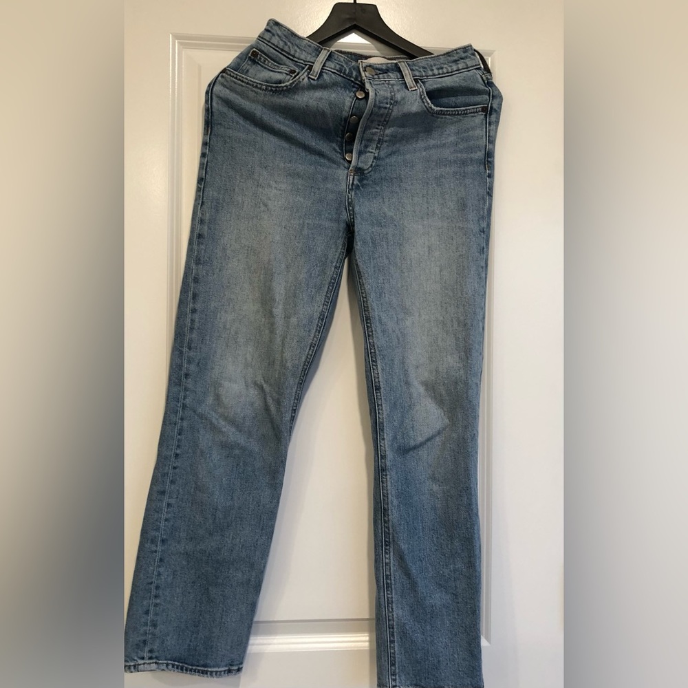 The Arlo High Rise Straight Jean by Aritzia
